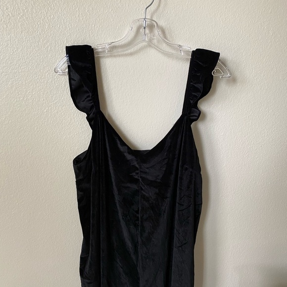 The Nines X Hatch Women’s Velvet Maternity Jumpsuit Black Size XL - Picture 4 of 10